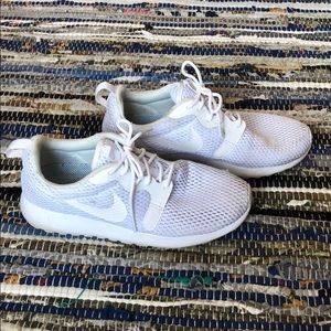 White Nike sneakers